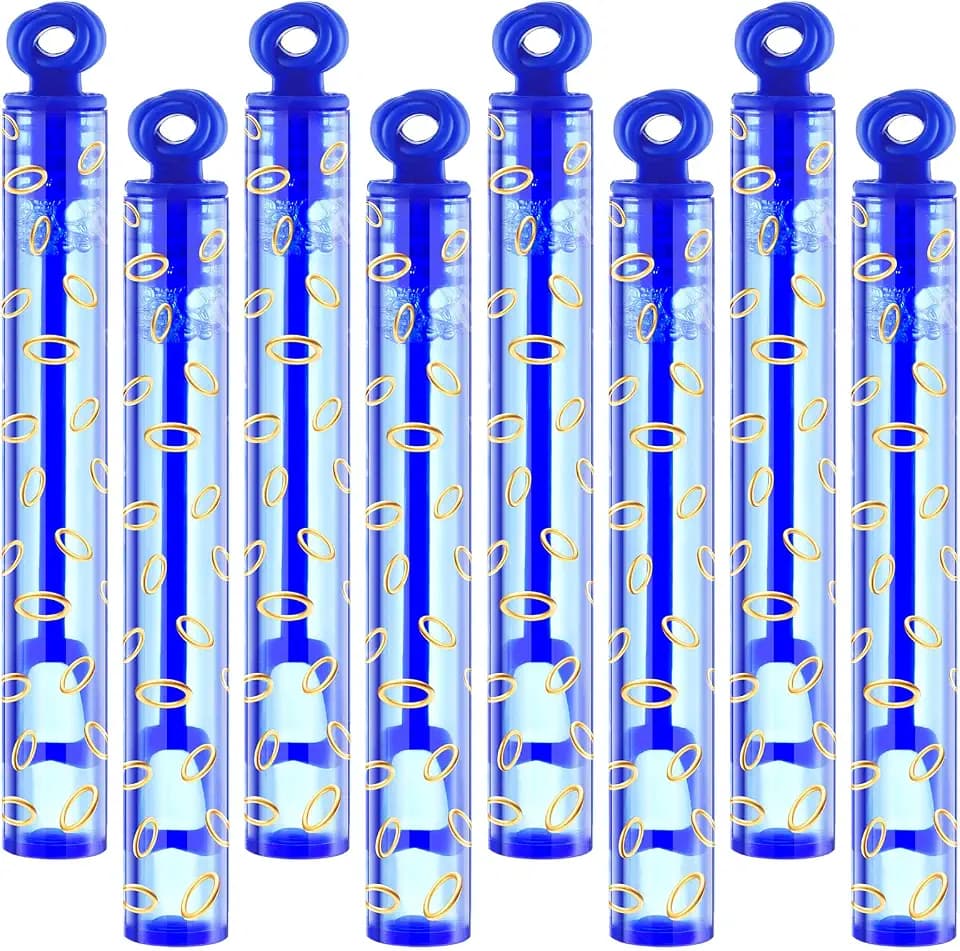 32 Pcs Gold Ring Print Bubble Wands Gold Ring Party Favors
