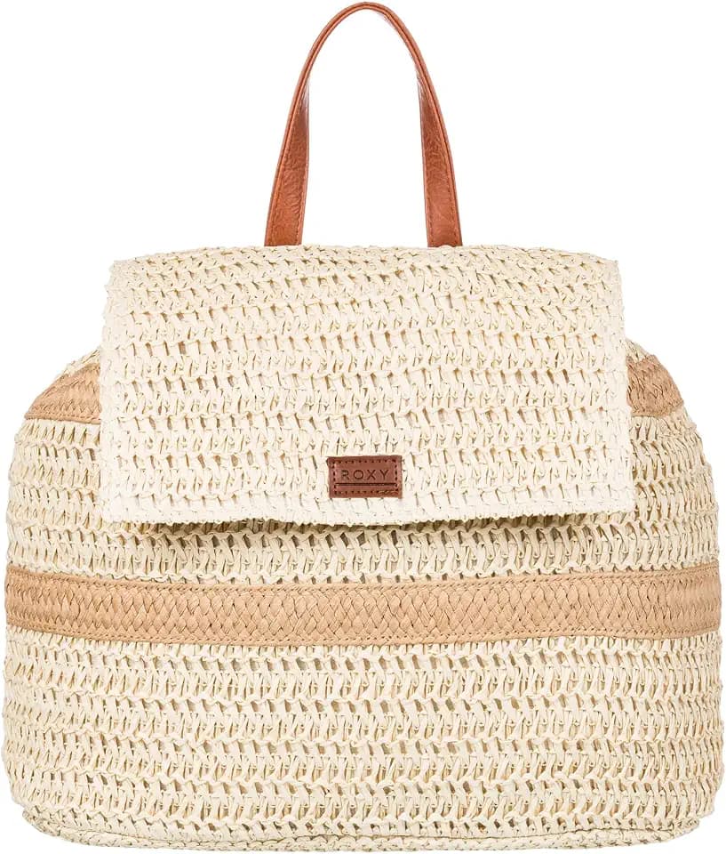 Roxy Make It Lovely Woven Straw Backpack