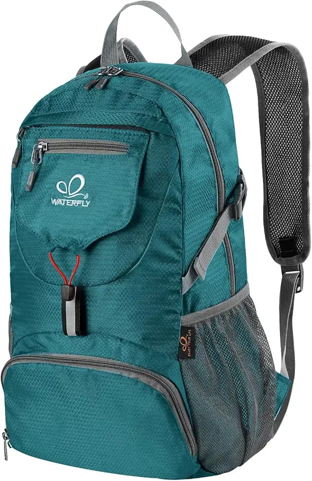 WATERFLY Small Lightweight Packable Backpack: 20l Hiking Daypack Man Woman
