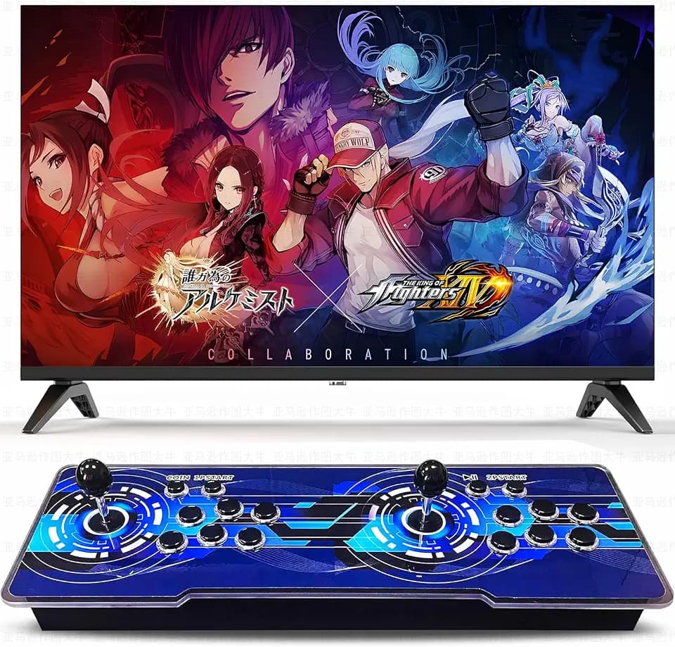 32000-in-1 Arcade Console 4-Player 3D Games 128GB TF
