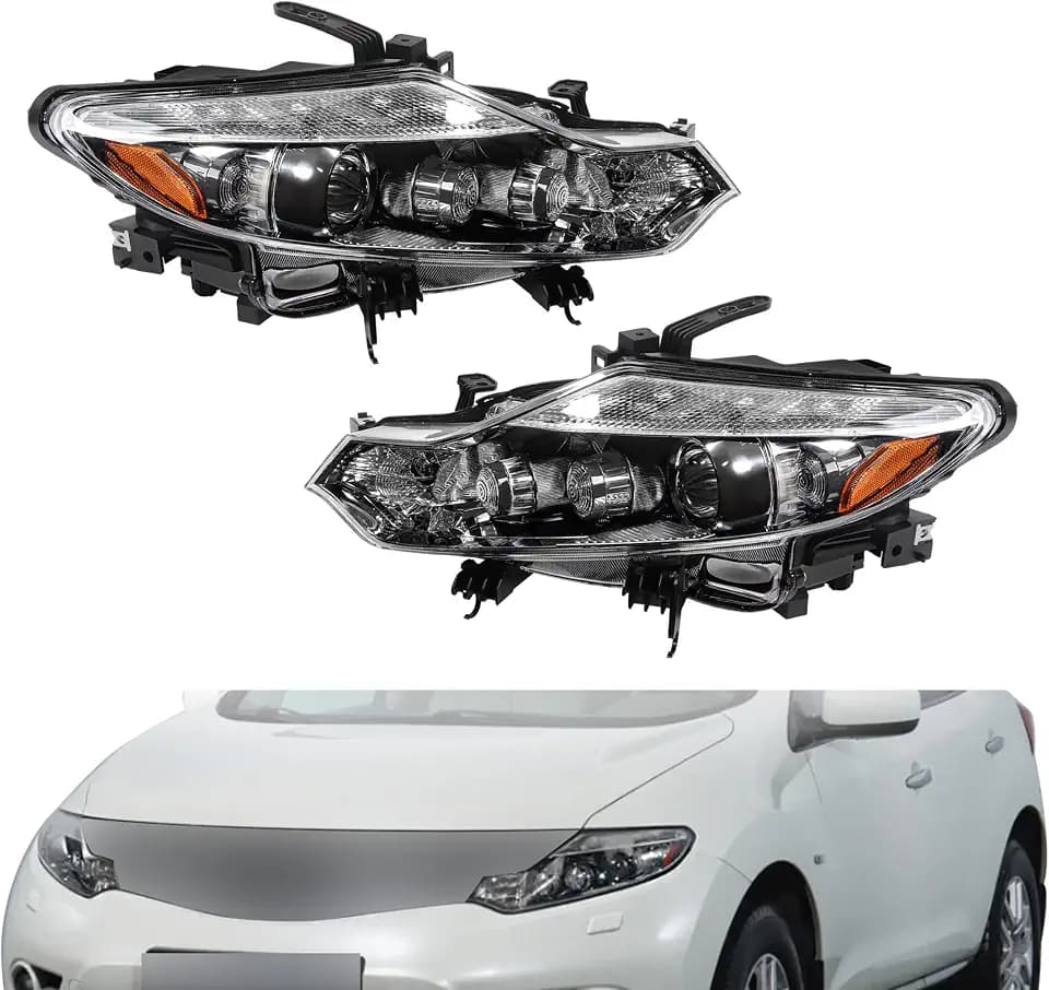 Headlights for Left and Right Replacement for Nissan Murano 2009-2014