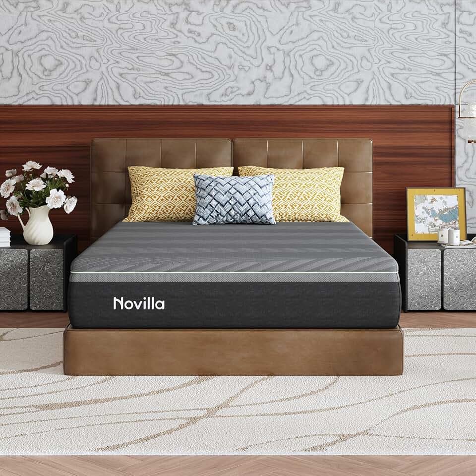 Novilla Coolmax Matratze 180x200 cm 7-Zonen Gel & Greentea Memory Schaum Kaltschaummatratze, mit Kühlender Stoff, H3 & H4 mittelfest, 30 cm Höhe, Öko-Tex Zertifiziert, Atmungsaktiver Waschbarer Bezug