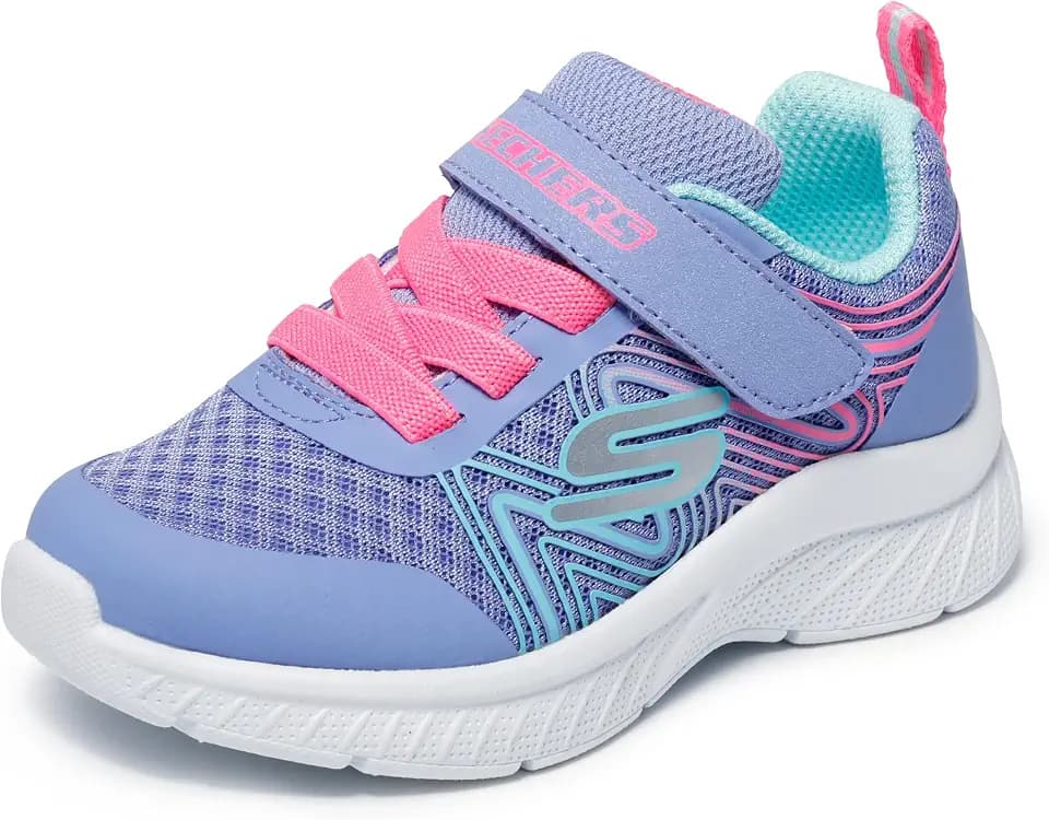 Skechers Girls' Microspec Swirl Sweet