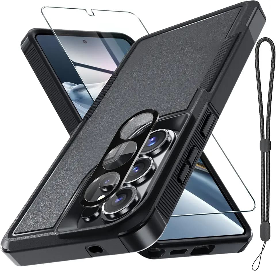 for Samsung Galaxy S26 Ultra Case,Military Grade Phone Cover, Black Matte