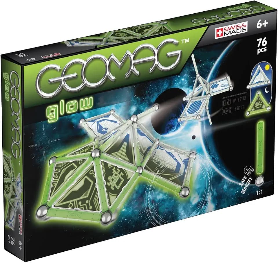 Geomag 332 - Glow Panels, 76-teilig