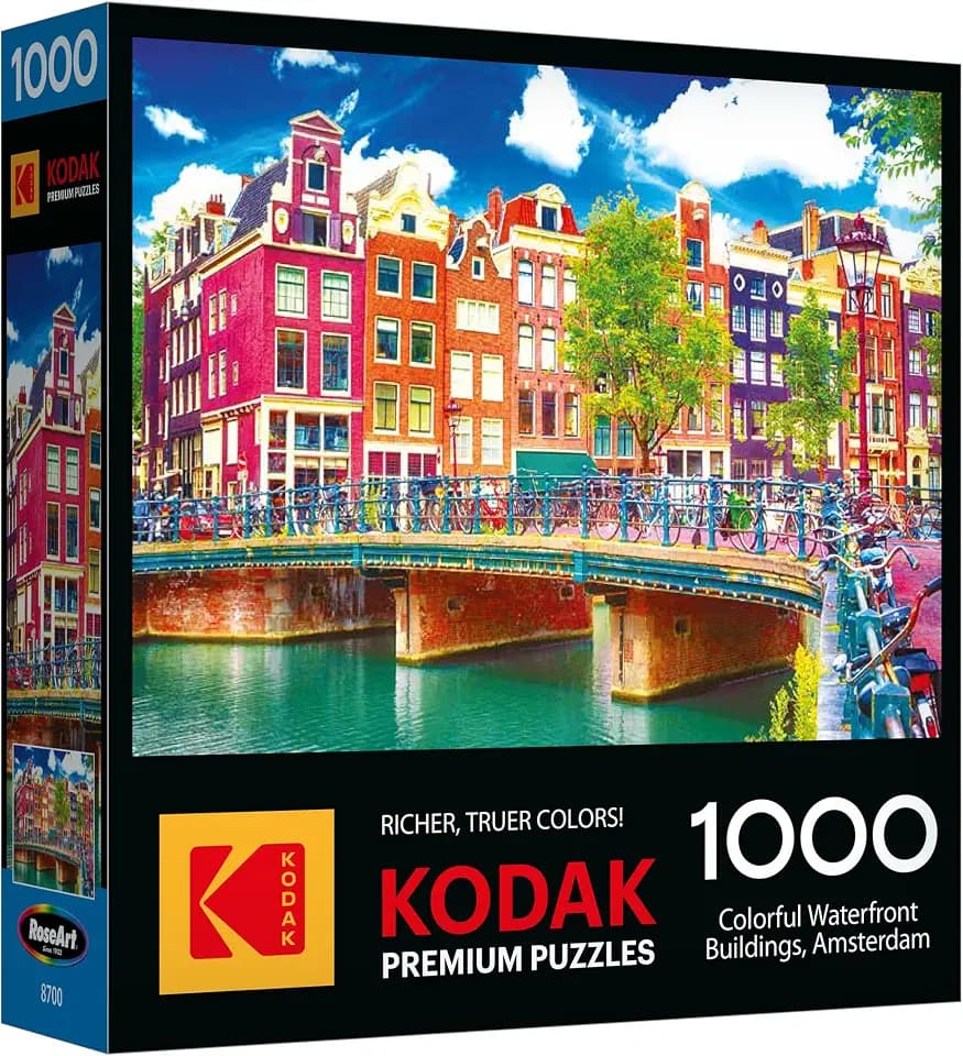 RoseArt Kodak Premium 1000 Piece Jigsaw Puzzle for Adults
