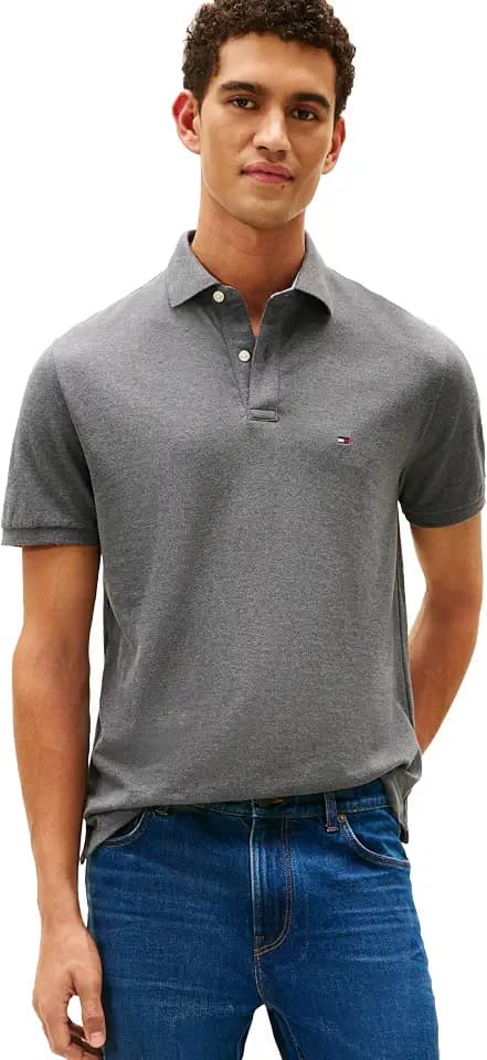 Tommy Hilfiger Mens Short Sleeve Cotton Pique Polo Shirt in Regular Fit