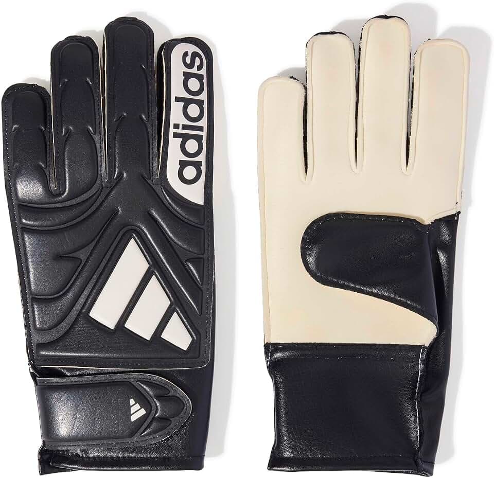 adidas Unisex Copa Goalkeeper Gloves Club Junior Gloves, Black/White, 5