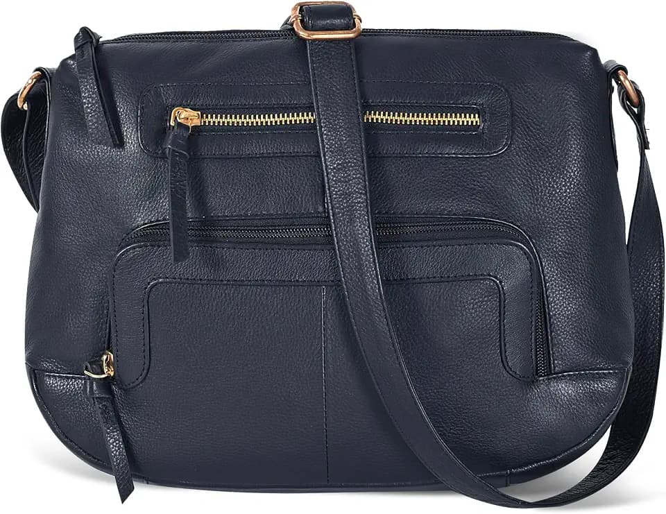 Women's Crossbody Bag - Genuine Leather Cross Body Handbag Purse