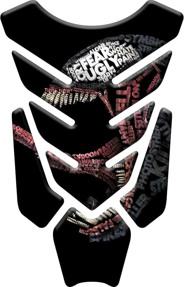 Tankpad Motorad Draht Muster Tankschutz KOMPATIBEL Polymer ,,Venom Spider Man v1,,