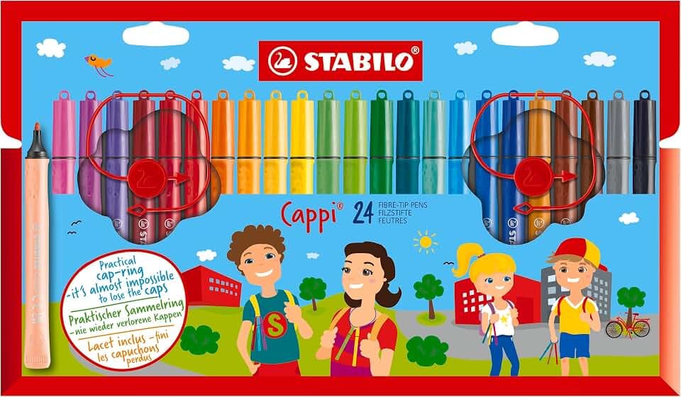 STABILO - Filzstift mit Kappenring - Cappi
