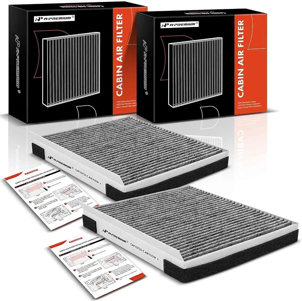 A-Premium 2-Pack Cabin Air Filter with Activated Carbon