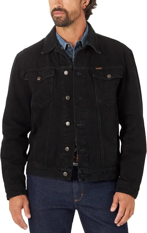 WRANGLER Herren Cowboy Cut Western Unlined Denim Jacket Jeansjacke (1er Pack)