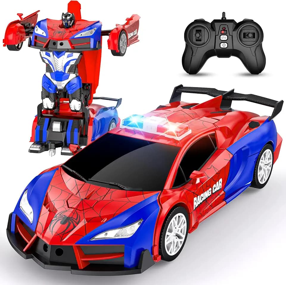 Remote Control Car, Spider Transforming RC Cars Toys for Boys