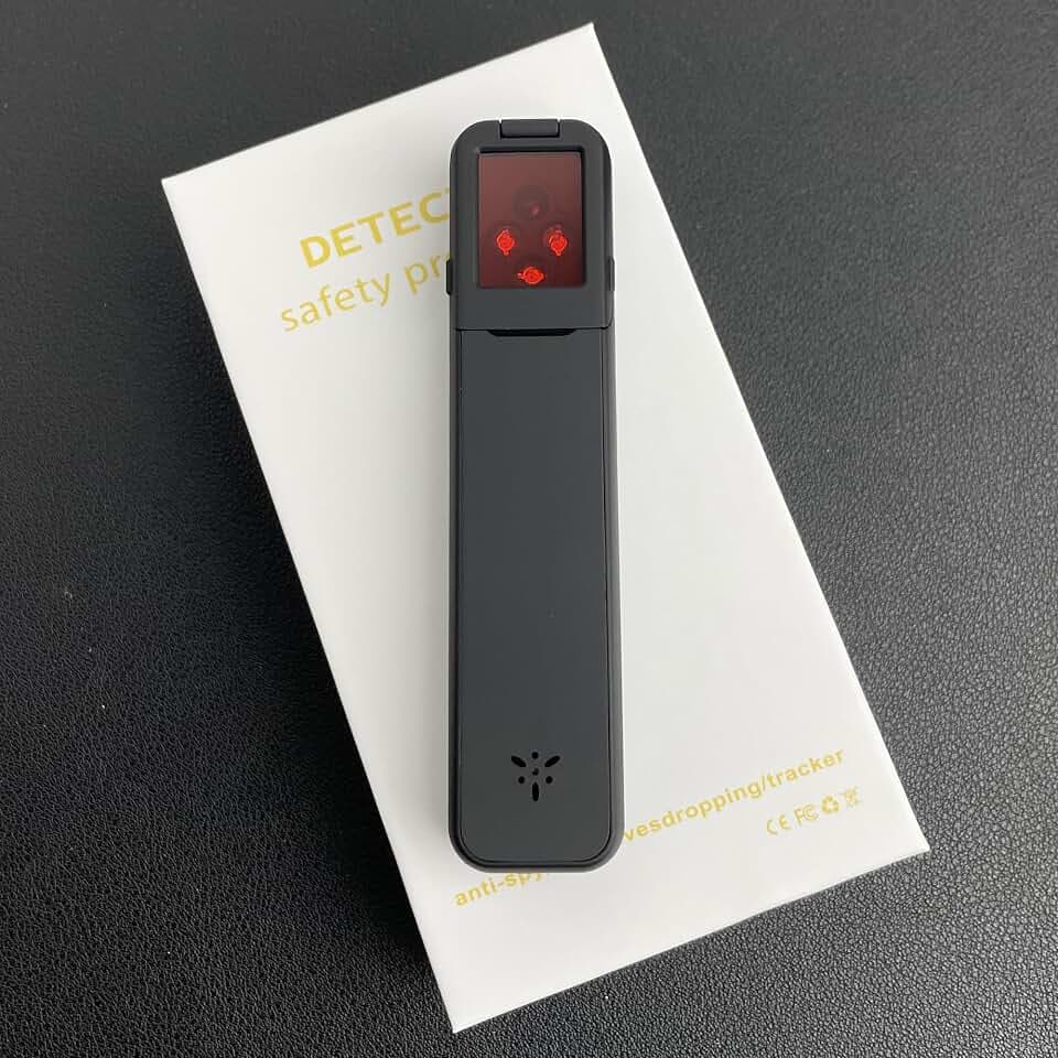 Upgraded Hidden Camera Detector - Anti-Spy Device, GPS Tracker & Bug Detector, Portable RF Signal Scanner for Hotels, Travel, Home & Office
