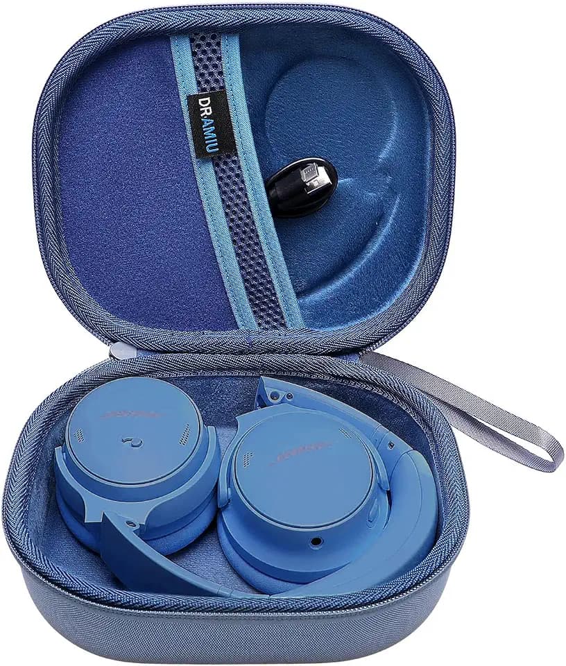 Hard Case for Bose QuietComfort, QC, QC 45 Headphone, Blue