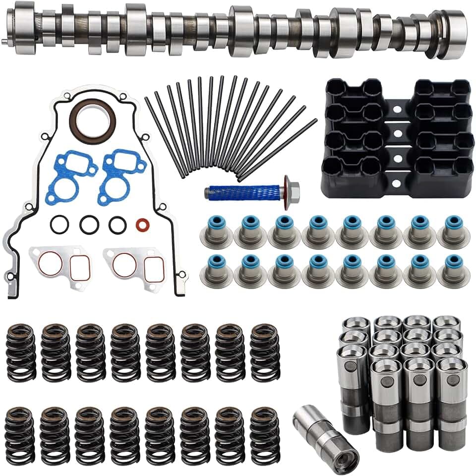 Sloppy Mechanics Stage 2 Camshaft Lifter Kit Compatible with 1997-2007 GM Chevy LS1 V8 4.8L 5.0L 5.3L 6.0L 6.2L LS1 LS2 LS6 LQ4 LQ9 Engines w/ E1840P Camshaft, Gaskets, Lifters & Trays