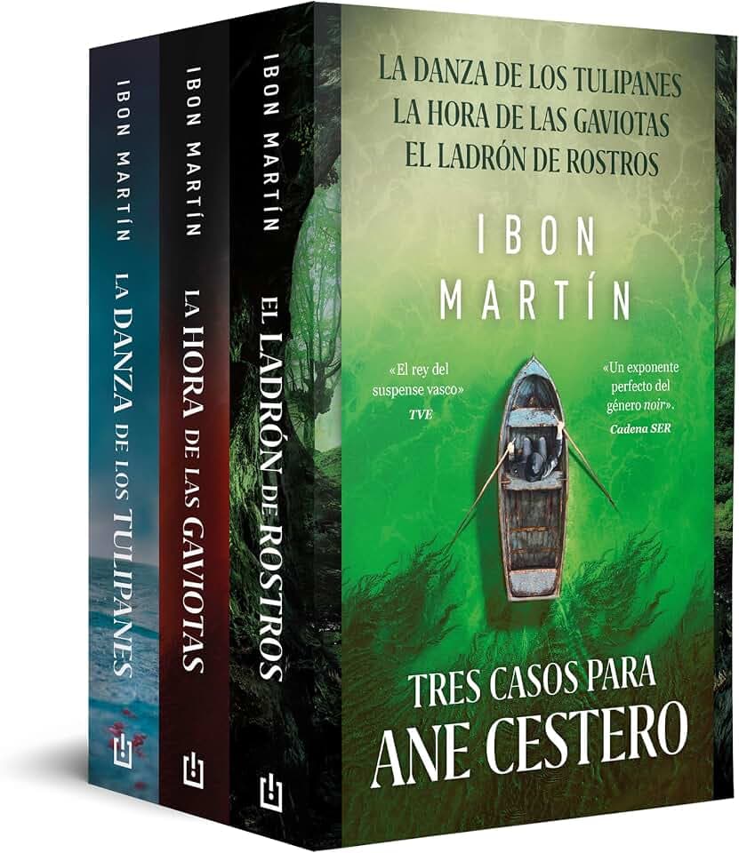 Tres casos para Ane Cestero (pack con: La danza de los tulipanes | La hora de las gaviotas | El ladrón de rostros) (Inspectora Ane Cestero) (Best Seller | Ficción)