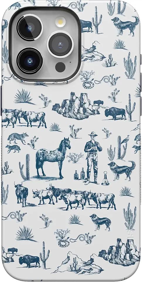 Casely iPhone 15 Pro Max Case | Wild West Adventure | Desert | Bold Protective Design | Compatible with MagSafe