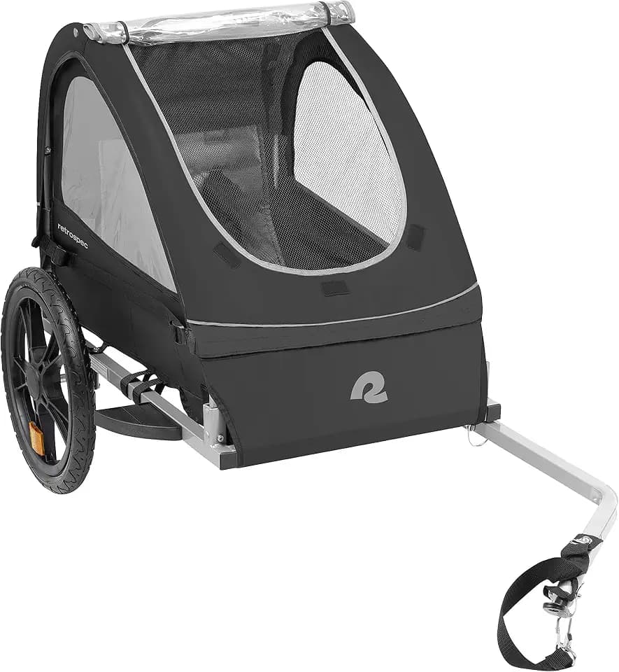 Retrospec Rover Kids Bicycle Trailer Single and Double Passenger Children’s Foldable
