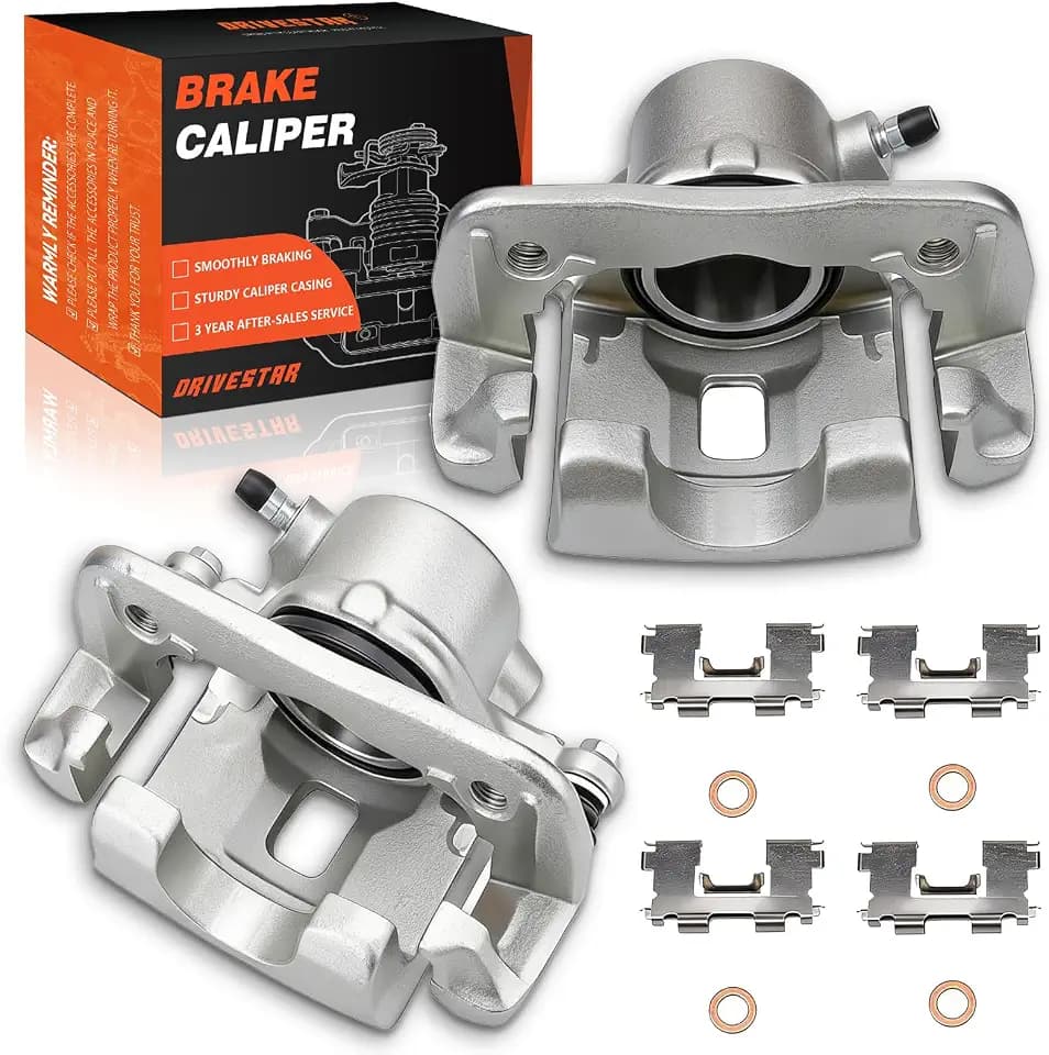 2PCS 19B1486 19B1487 Front Driver Left Passenger Right Side Brake Caliper Compatible for 1991-1998 Suzuki Sidekick 1996-1997 Geo Tracker 1998 Chevy