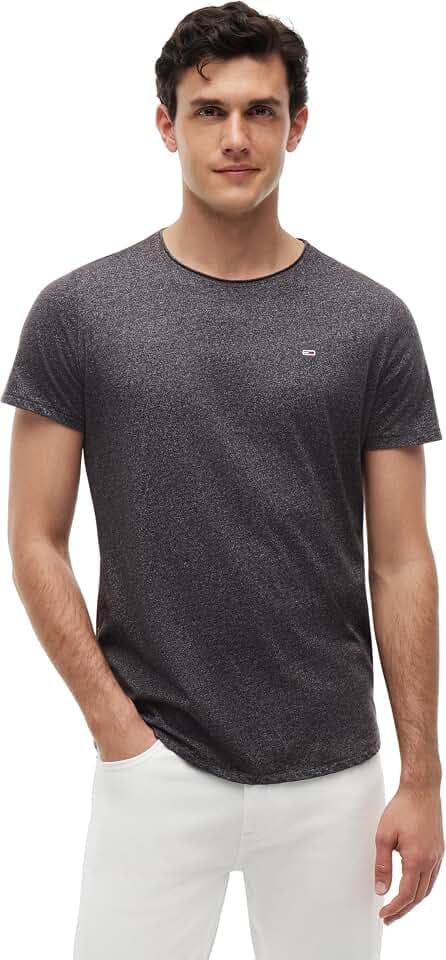 Tommy Jeans Herren T-Shirt Kurzarm Rundhalsausschnitt