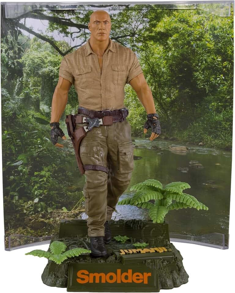 Lansay MCFARLANE Toys – Jumanji – Dr. Smolder Bravestone – Sammlerfigur & Zubehör – Kino-inspirierte Figuren – zum Sammeln für Kinder ab 12 Jahren