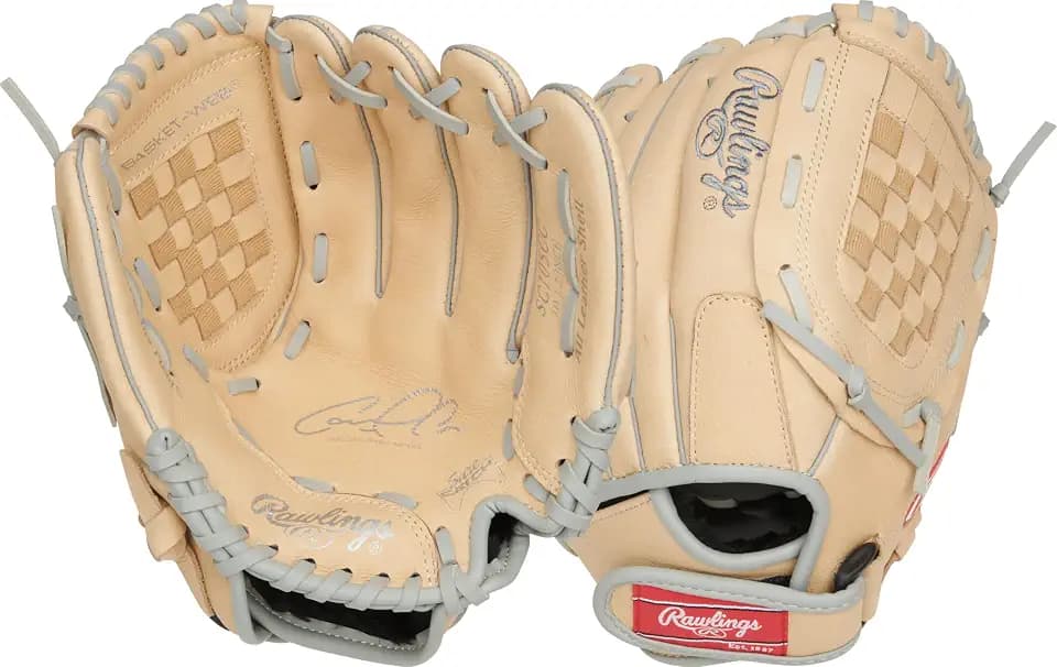Rawlings | Sure Catch Baseball & Softball Glove | T-Ball, Youth & Adult Rec Models | Multiple Sizes & Styles