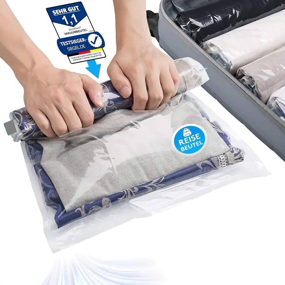 SilverRack Vakuumbeutel für Kleidung, Vakuumierbeutel Bettdecken, Reise