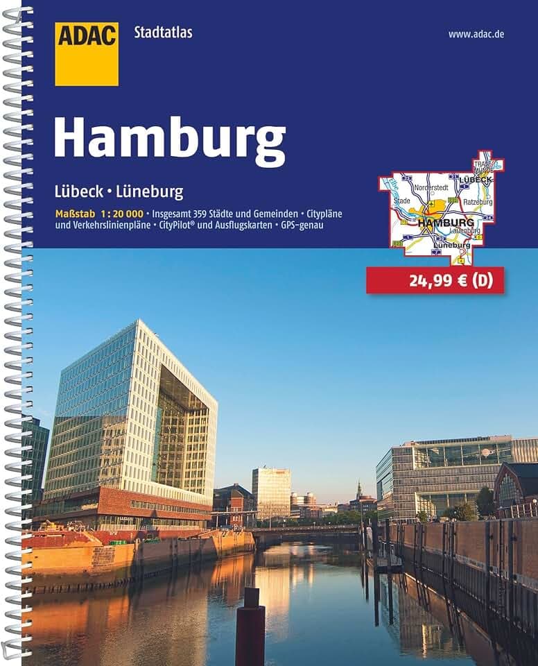 ADAC Stadtatlas Hamburg 1:20.000: mit Lübeck, Lüneburg