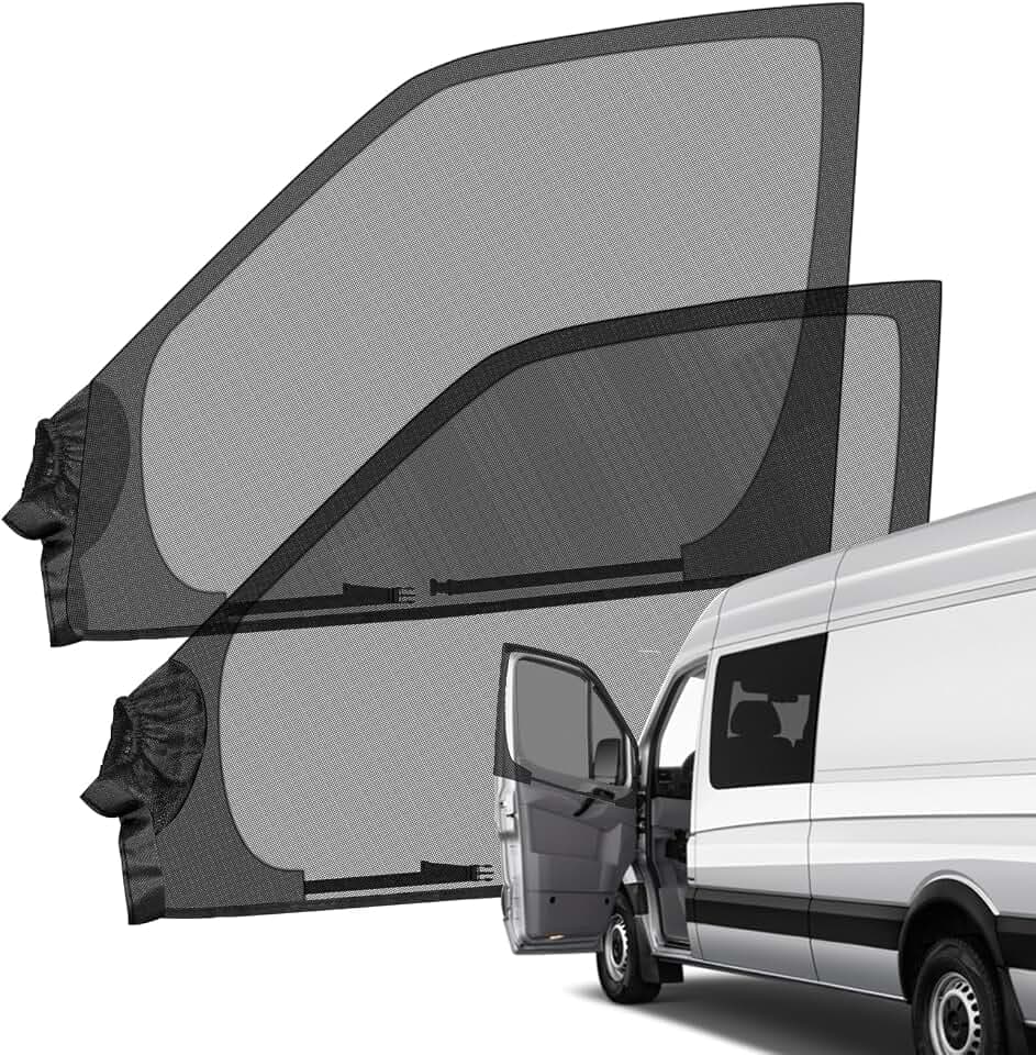 Front Door Window Bug Screen for Mercedes Sprinter 2007-2026