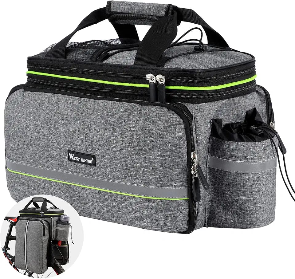 UBORSE Fahrrad Gepäckträgertasche Wasserdicht Fahrradtasche Hinter Gepäcktasche Fahrradpacktasche Transporttasche mit Schultergurt Radzubehör Klapprad Mountainbike Rennrad (Type-6)