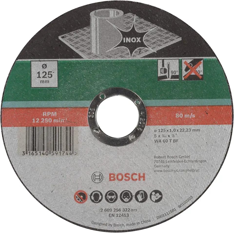Bosch Home and Garden 2609256322 DIY Trennscheibe Inox 125 mm x 1,0 mm gerade