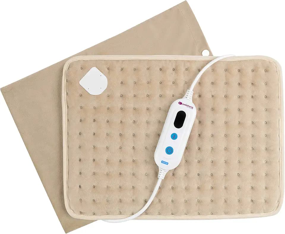 Pekatherm US20TD - Kleines ECO Universalkissen aus Polyester, 40 x 30 cm | Heizkissen | Heizkissen für Hals- und Lendenwirbelsäule | Elektrisches Wärmekissen | Heizkissen mit Abschaltautomatik