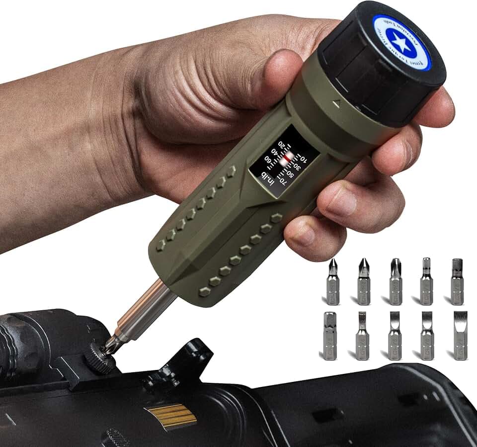 Torque Screwdriver Set 10-70 in-lb, Adjustable Inch Pound 11Pcs Kit