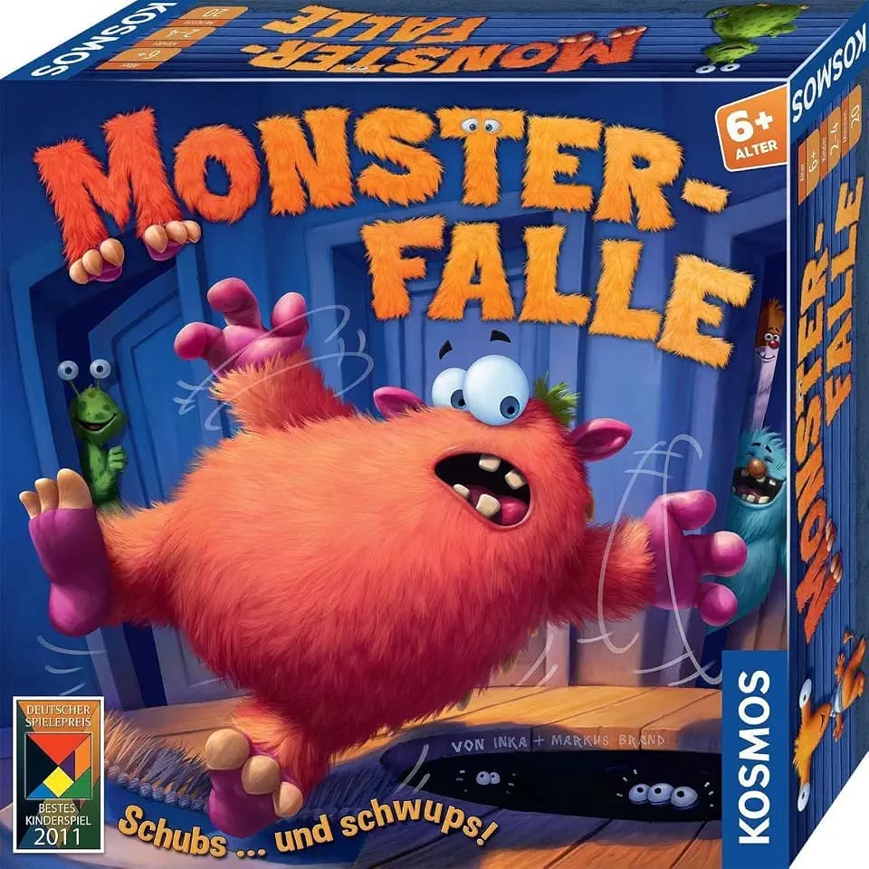 KOSMOS Monsterfalle, lustiges Kinderspiel bekannt von TOGGO Toys