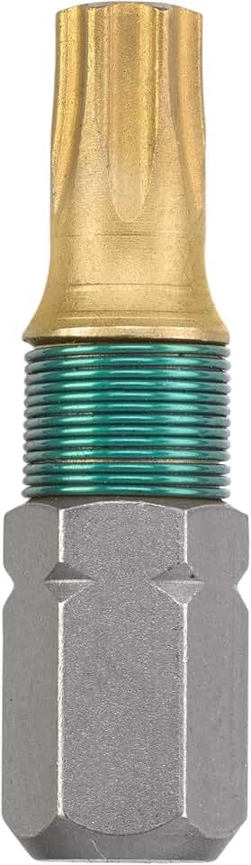 kwb 2 x Bits 25 mm TORX T10 titan, 1/4 Zoll Sechskantaufnahme, Schraubendreherset