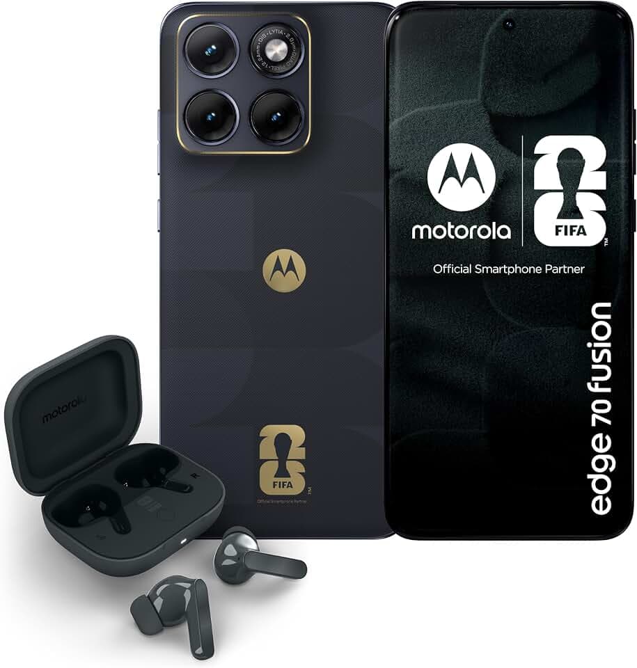 Motorola Moto Edge 70 Fusion 5G 256GB/8GB Dual SIM World Cup Edition Preto