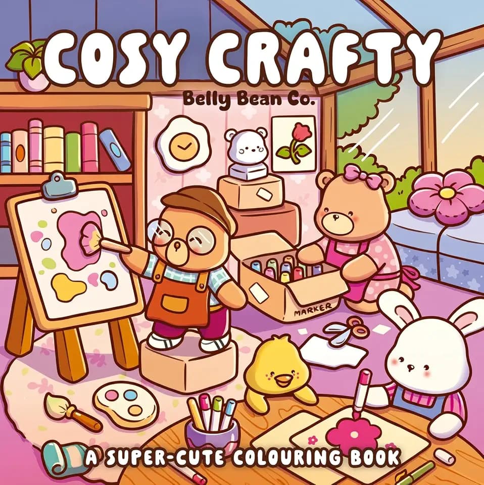 Cosy Crafty: A super-cute colouring book