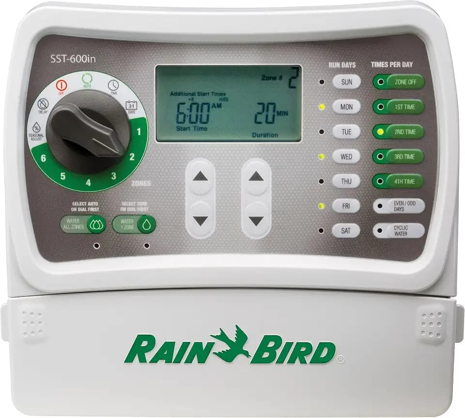 Rain Bird SST600IN Irrigation Controller, Indoor, 6-Station