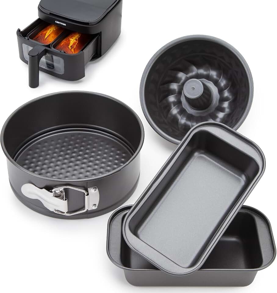 CARTMAN 4-teiliges Backformen Set, Antihaft Backform Airfryer Kuchenform