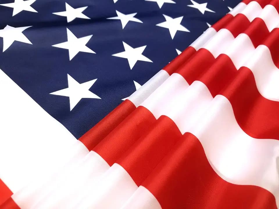 American Flag 3x5 Ft USA Flags Vivid Color Double Stitched with 2 Brass Grommets Perfect for Indoor Outside US Flag Outdoor USA Bannar