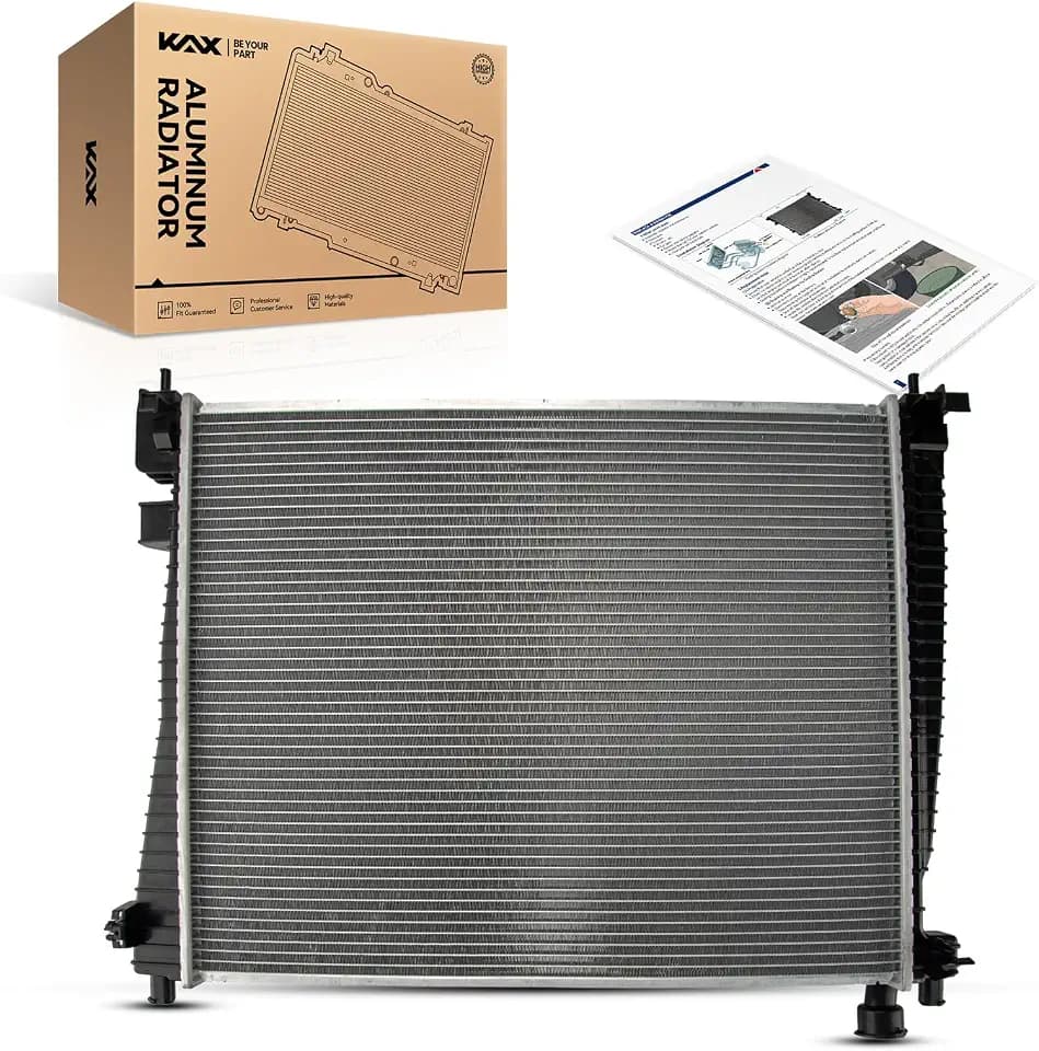 KAX CU13200 Engine Radiator, Compatible with 2011-2015 Grand Cherokee 3.6L, 2011-2021 Grand Cherokee 5.7L, 2011-2014 Durango, (Exc. Heavy Duty Cooling)