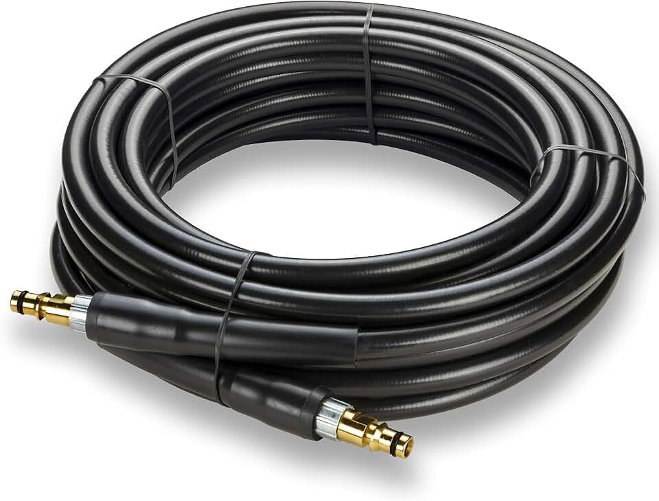 Hochdruckreiniger Schlauch für Kärcher K2 K3 K4 K5 K6 K7-30m Verlängerungsschlauch - Quick Connect Hochdruckschlauch mit Messingverbindern KNOFER