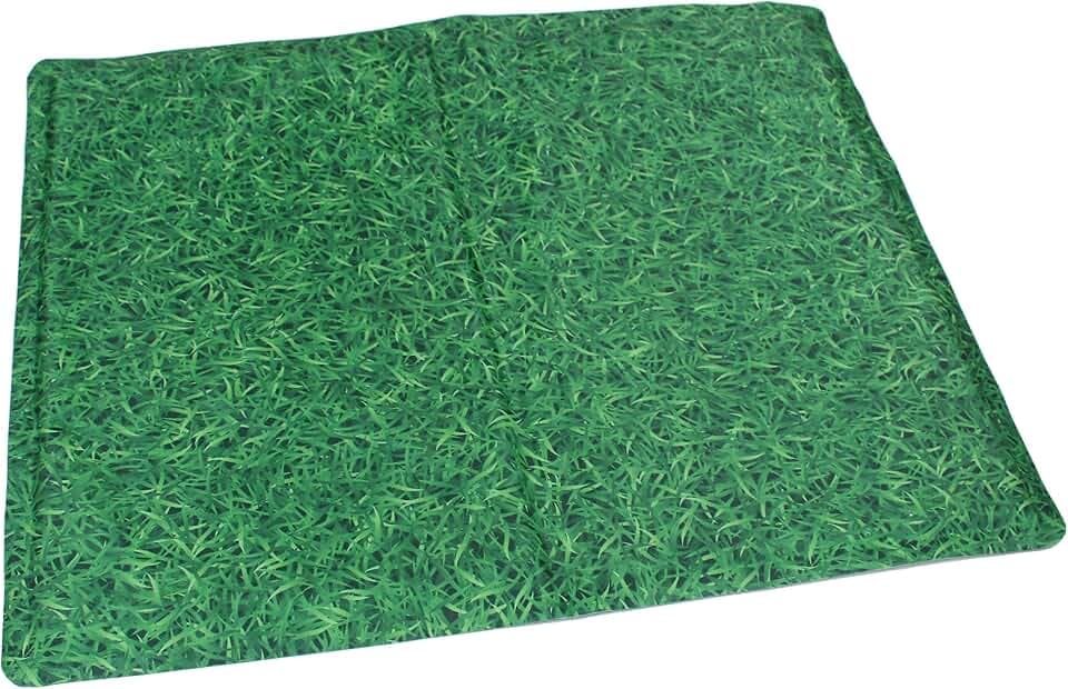Croci Kühlmatte für Hunde Fresh Anti-Squitos Grass, 65 x 50 cm, erfrischt das Tier ohne zusätzliche Hilfe, wie Strom oder Wasser, 1800 g