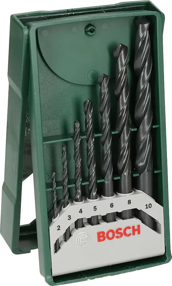 Bosch 7tlg. Mini-X-Line Metallbohrer-Set (Zubehör für Bohrmaschinen)