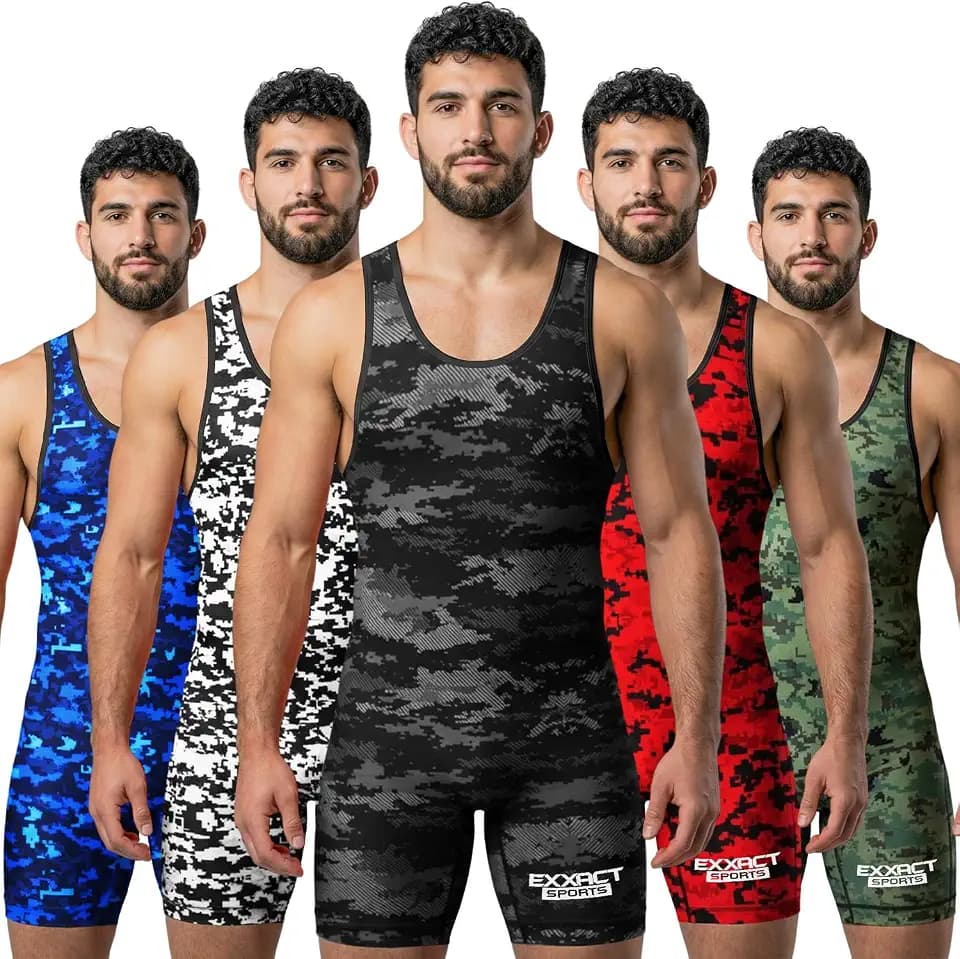 Exxact Sports Sublimated Men's Wrestling Singlet, Wrestling Uniform