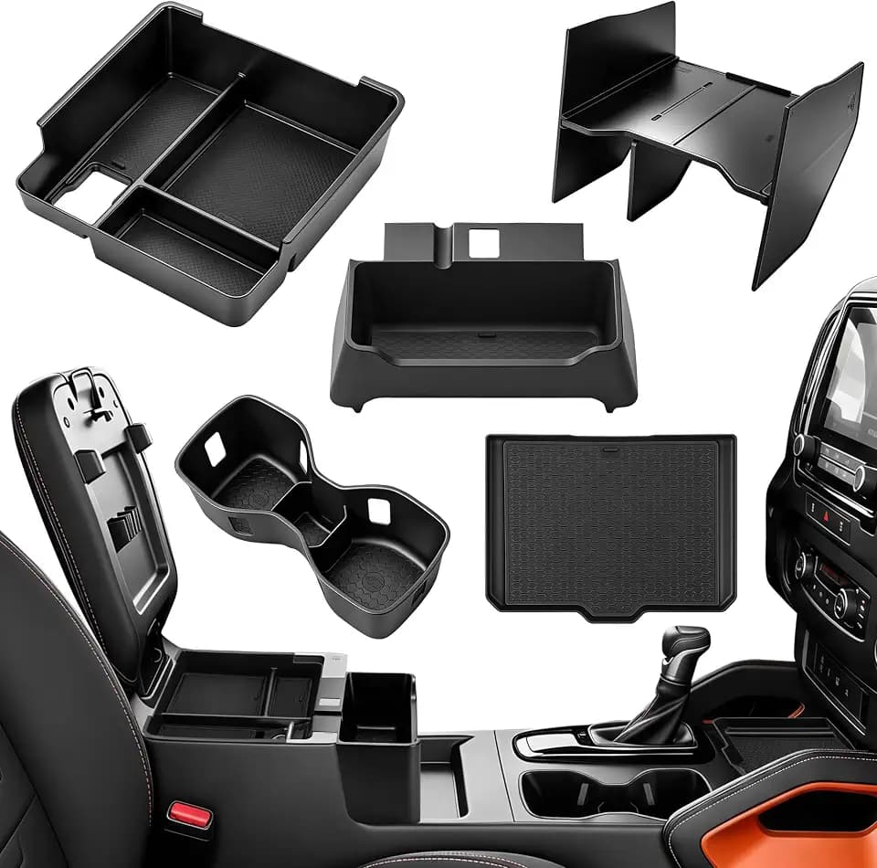 5PCS Console Organizer for Nissan Frontier Accessories 2026-2022