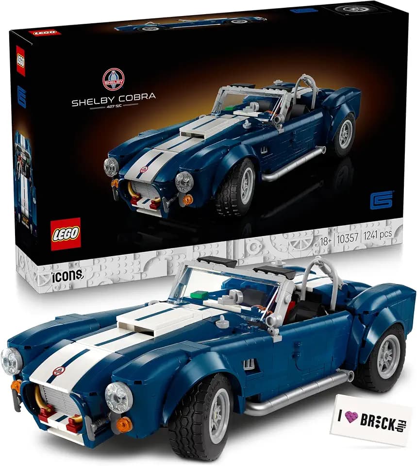 LEGO Shelby Cobra 427 S/C - LEGO 10357 inkl. bedruckter Fliese