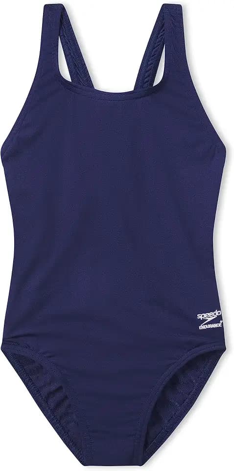 Speedo Girls' Endurance+ Solid Super Pro One Piece Swimsuit